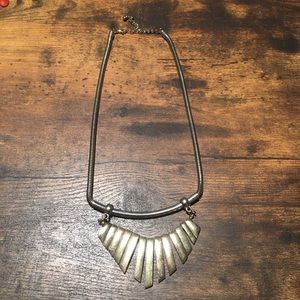 Silver & Gold Statement Necklace